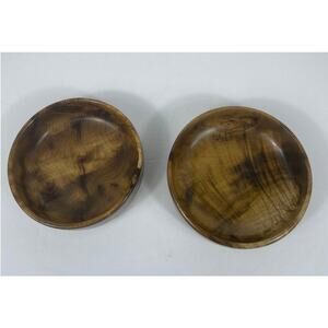 Lot Of 2 Oregon Myrtlewood Hand Turned Bowls Lakeshore